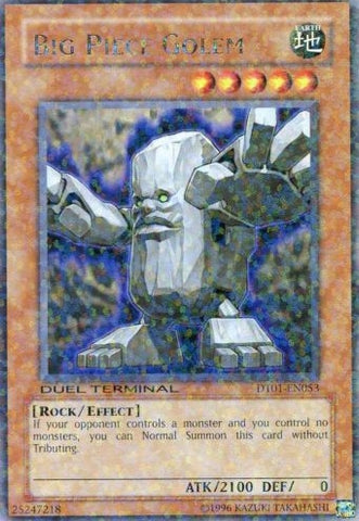 Big Piece Golem [DT01-EN053] Rare - Yu-Gi-Oh! - Card Brawlers | Quebec | Canada |