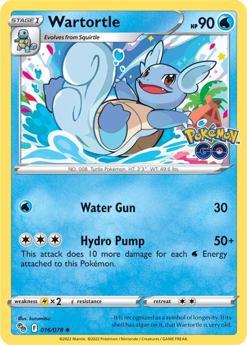 Wartortle (016/078) [Pokémon GO] - Card Brawlers | Quebec | Canada | Yu-Gi-Oh!