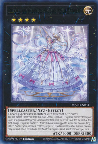 Rilliona, the Wondrous Magistus Witch Wardrobe [MP22-EN083] Rare - Card Brawlers | Quebec | Canada | Yu-Gi-Oh!