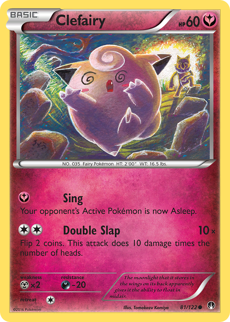 Clefairy (81/122) [XY: BREAKpoint] - Card Brawlers | Quebec | Canada | Yu-Gi-Oh!