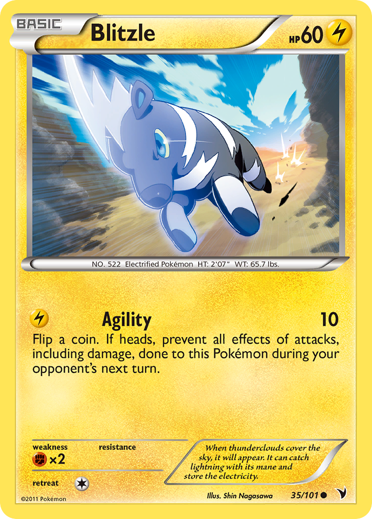 Blitzle (35/101) [Black & White: Noble Victories] - Card Brawlers | Quebec | Canada | Yu-Gi-Oh!
