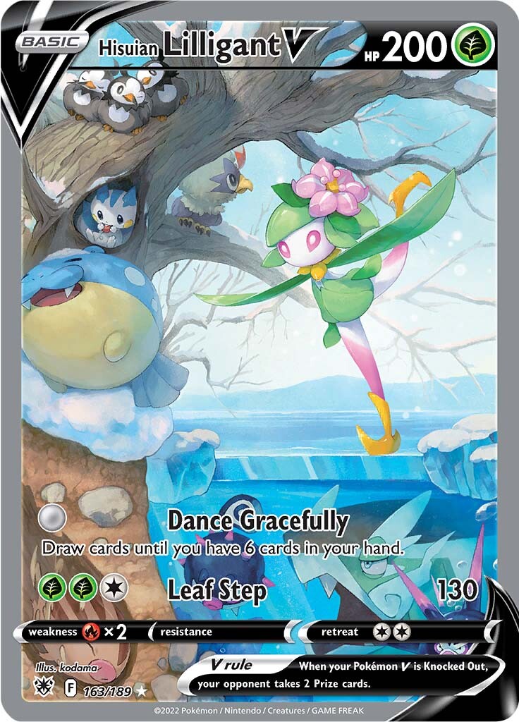Hisuian Lilligant V (163/189) [Sword & Shield: Astral Radiance] - Card Brawlers | Quebec | Canada | Yu-Gi-Oh!