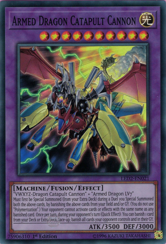 Armed Dragon Catapult Cannon [LED2-EN021] Super Rare - Card Brawlers | Quebec | Canada | Yu-Gi-Oh!