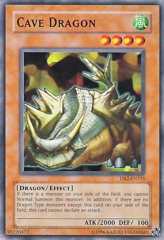 Cave Dragon [DB2-EN155] Common - Yu-Gi-Oh! - Card Brawlers | Quebec | Canada |