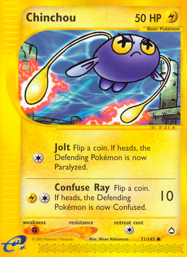 Chinchou (71/147) [Aquapolis] - Card Brawlers | Quebec | Canada | Yu-Gi-Oh!