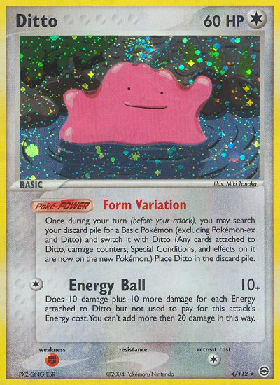 Ditto (4/112) [EX: FireRed & LeafGreen] - Card Brawlers | Quebec | Canada | Yu-Gi-Oh!