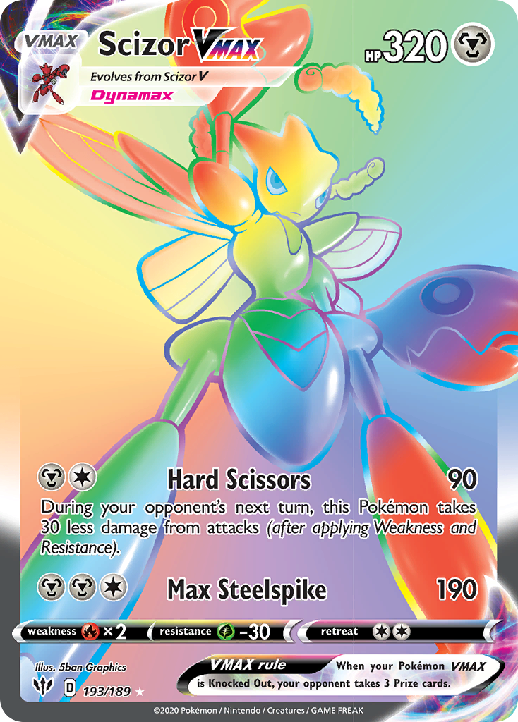 Scizor VMAX (193/189) [Sword & Shield: Darkness Ablaze] - Card Brawlers | Quebec | Canada | Yu-Gi-Oh!