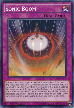 Sonic Boom [MP14-EN109] Common - Card Brawlers | Quebec | Canada | Yu-Gi-Oh!