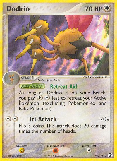 Dodrio (21/112) [EX: FireRed & LeafGreen] - Card Brawlers | Quebec | Canada | Yu-Gi-Oh!