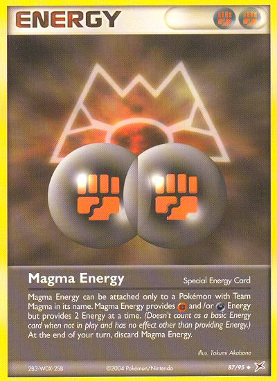 Magma Energy (87/95) [EX: Team Magma vs Team Aqua] - Card Brawlers | Quebec | Canada | Yu-Gi-Oh!