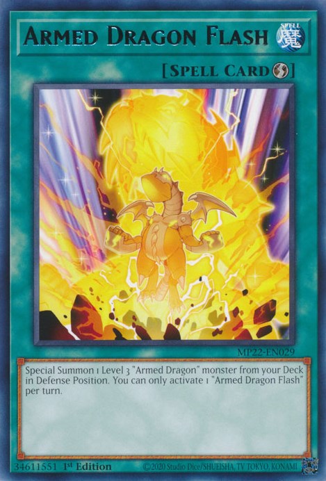 Armed Dragon Flash [MP22-EN029] Rare - Card Brawlers | Quebec | Canada | Yu-Gi-Oh!