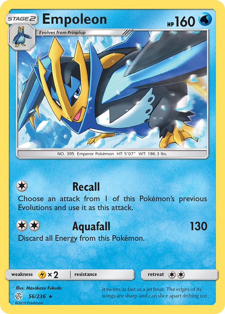 Empoleon (56/236) [Sun & Moon: Cosmic Eclipse] - Card Brawlers | Quebec | Canada | Yu-Gi-Oh!