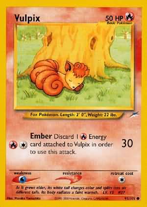 Vulpix (91/105) [Neo Destiny Unlimited] - Card Brawlers | Quebec | Canada | Yu-Gi-Oh!