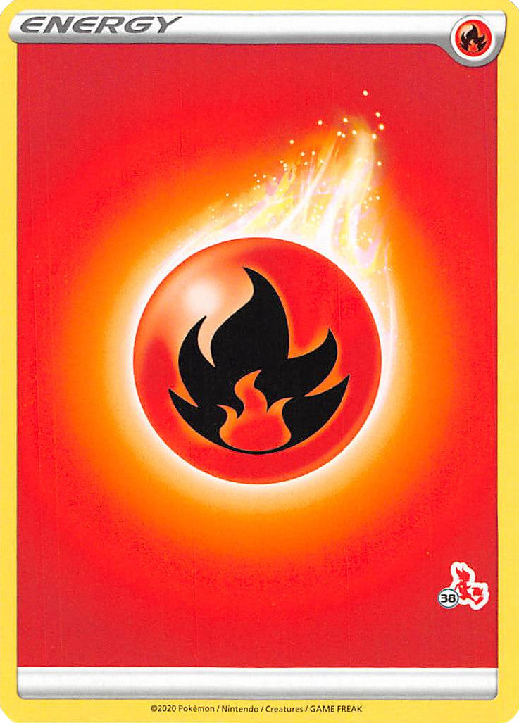 Fire Energy (Cinderace Stamp #38) [Battle Academy 2022] - Card Brawlers | Quebec | Canada | Yu-Gi-Oh!