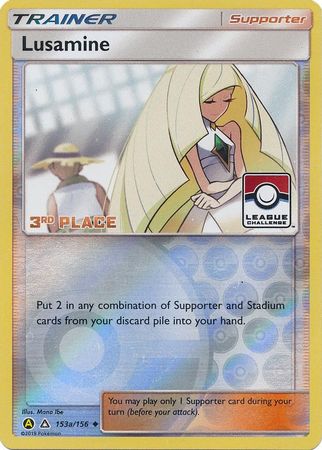 Lusamine (153a/156) (League Challenge Alt Art 3rd Place) [Sun & Moon: Ultra Prism] - Card Brawlers | Quebec | Canada | Yu-Gi-Oh!