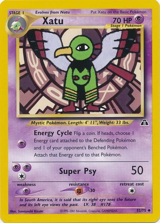 Xatu (52/75) [Neo Discovery Unlimited] - Card Brawlers | Quebec | Canada | Yu-Gi-Oh!