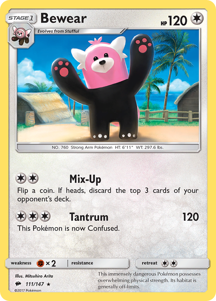 Bewear (111/147) [Sun & Moon: Burning Shadows] - Card Brawlers | Quebec | Canada | Yu-Gi-Oh!