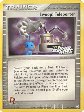 Swoop! Teleporter (92/109) (Stamped) [EX: Team Rocket Returns] - Card Brawlers | Quebec | Canada | Yu-Gi-Oh!