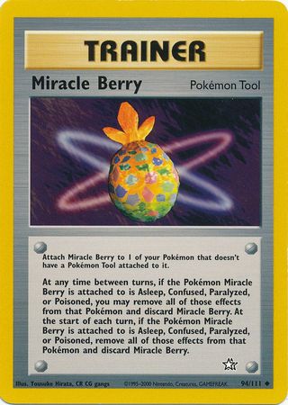 Miracle Berry (94/111) [Neo Genesis Unlimited] - Card Brawlers | Quebec | Canada | Yu-Gi-Oh!