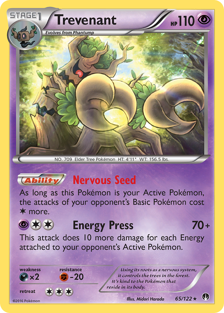 Trevenant (65/122) [XY: BREAKpoint] - Card Brawlers | Quebec | Canada | Yu-Gi-Oh!