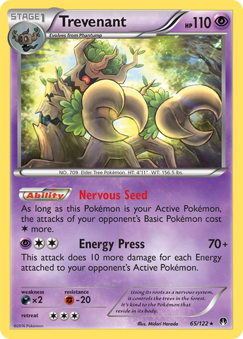 Trevenant (65/122) [XY: BREAKpoint] - Card Brawlers | Quebec | Canada | Yu-Gi-Oh!