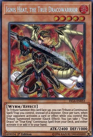 Ignis Heat, the True Dracowarrior [FIGA-EN053] Secret Rare - Card Brawlers | Quebec | Canada | Yu-Gi-Oh!