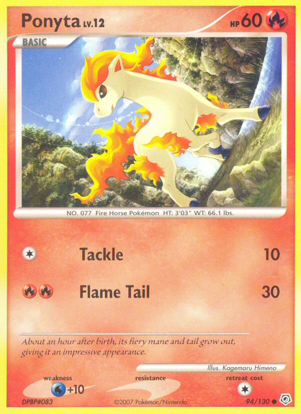 Ponyta (94/130) [Diamond & Pearl: Base Set] - Card Brawlers | Quebec | Canada | Yu-Gi-Oh!