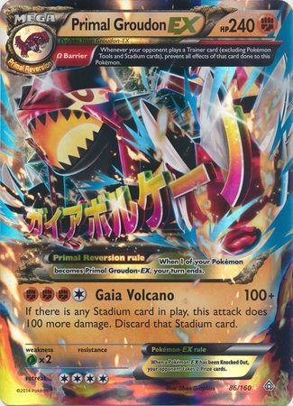 Primal Groudon EX (86/160) (Jumbo Card) [XY: Primal Clash] - Card Brawlers | Quebec | Canada | Yu-Gi-Oh!