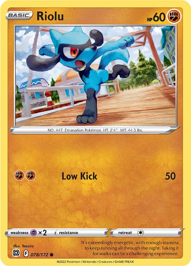 Riolu (078/172) [Sword & Shield: Brilliant Stars] - Card Brawlers | Quebec | Canada | Yu-Gi-Oh!