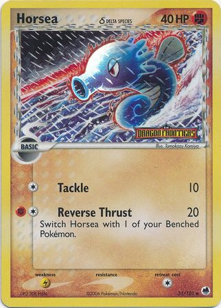 Horsea (31/101) (Delta Species) (Stamped) [EX: Dragon Frontiers] - Card Brawlers | Quebec | Canada | Yu-Gi-Oh!