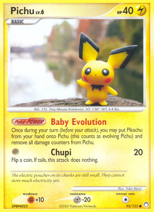 Pichu (93/123) [Diamond & Pearl: Mysterious Treasures] - Card Brawlers | Quebec | Canada | Yu-Gi-Oh!