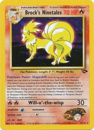 Brock's Ninetales (3/132) [Gym Challenge Unlimited] - Card Brawlers | Quebec | Canada | Yu-Gi-Oh!