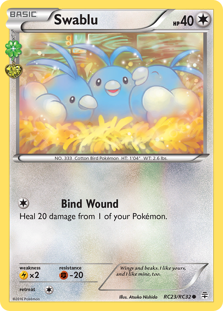Swablu (RC23/RC32) [XY: Generations] - Card Brawlers | Quebec | Canada | Yu-Gi-Oh!