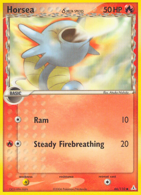 Horsea (66/110) (Delta Species) [EX: Holon Phantoms] - Card Brawlers | Quebec | Canada | Yu-Gi-Oh!