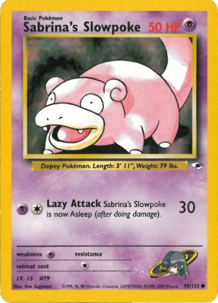 Sabrina's Slowpoke (95/132) [Gym Heroes Unlimited] - Card Brawlers | Quebec | Canada | Yu-Gi-Oh!