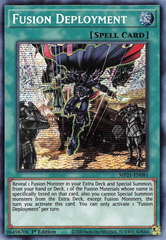 Fusion Deployment [MP21-EN081] Prismatic Secret Rare - Card Brawlers | Quebec | Canada | Yu-Gi-Oh!