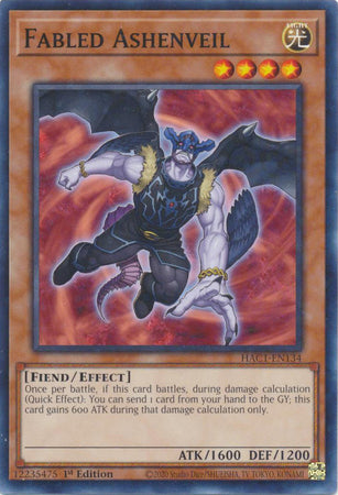 Fabled Ashenveil (Duel Terminal) [HAC1-EN134] Common - Card Brawlers | Quebec | Canada | Yu-Gi-Oh!