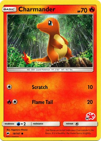 Charmander (18/147) (Charizard Stamp #56) [Battle Academy 2020] - Card Brawlers | Quebec | Canada | Yu-Gi-Oh!