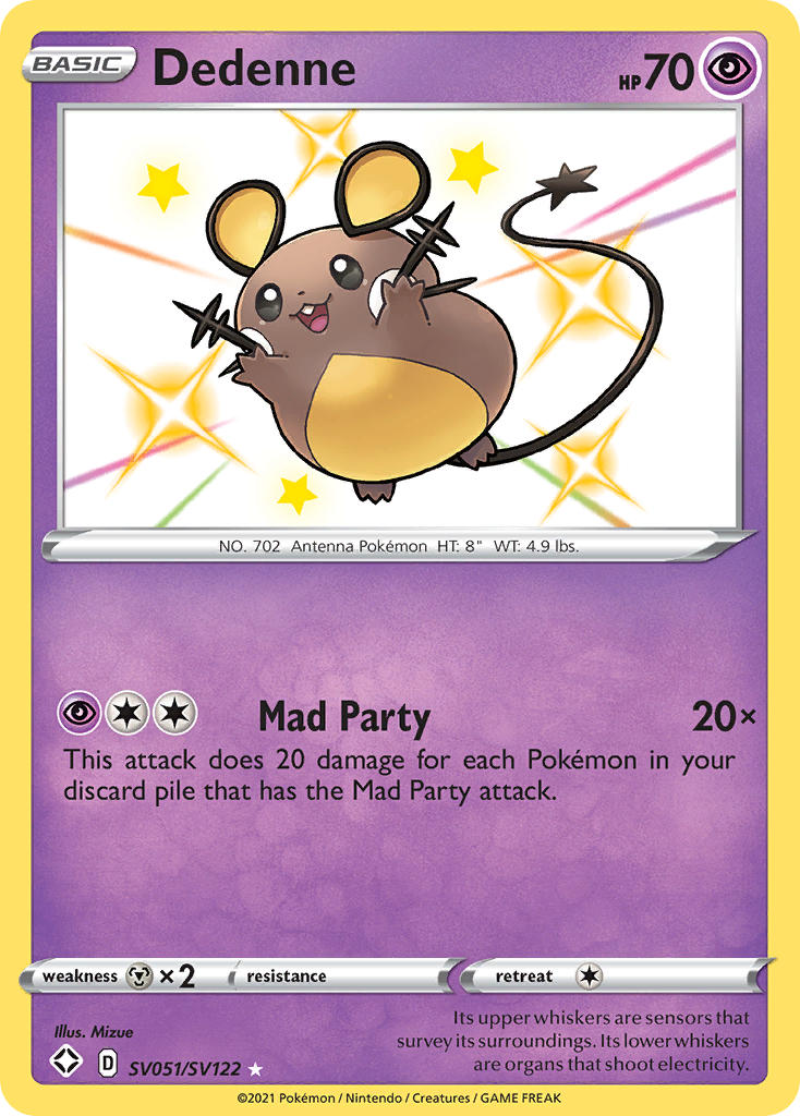 Dedenne (SV051/SV122) [Sword & Shield: Shining Fates] - Card Brawlers | Quebec | Canada | Yu-Gi-Oh!