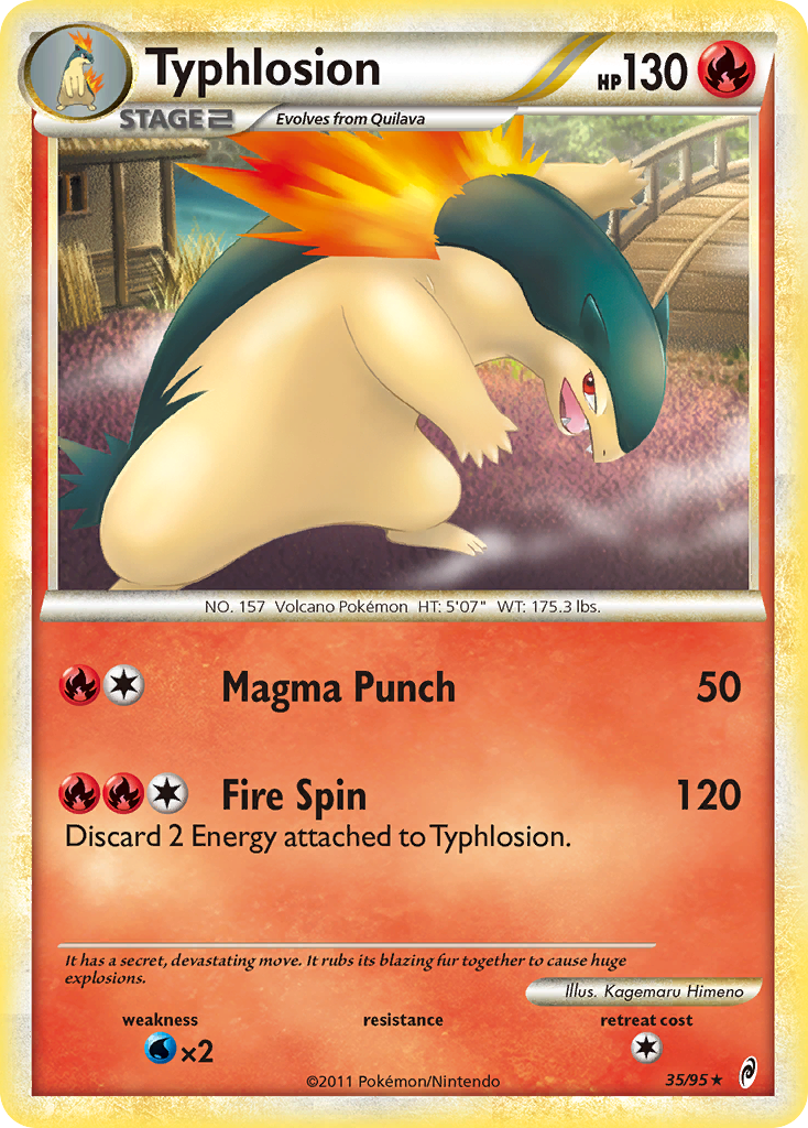 Typhlosion (35/95) [HeartGold & SoulSilver: Call of Legends] - Card Brawlers | Quebec | Canada | Yu-Gi-Oh!