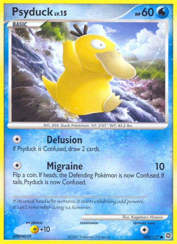 Psyduck (100/132) [Diamond & Pearl: Secret Wonders] - Card Brawlers | Quebec | Canada | Yu-Gi-Oh!