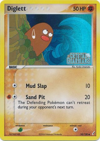 Diglett (50/100) (Stamped) [EX: Crystal Guardians] - Card Brawlers | Quebec | Canada | Yu-Gi-Oh!