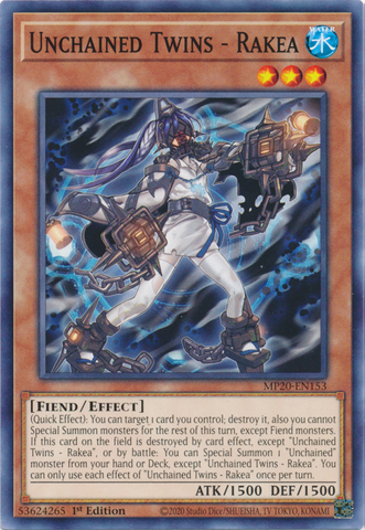 Unchained Twins - Rakea [MP20-EN153] Common - Card Brawlers | Quebec | Canada | Yu-Gi-Oh!