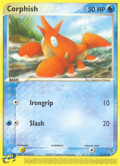 Corphish (53/97) [EX: Dragon] - Card Brawlers | Quebec | Canada | Yu-Gi-Oh!