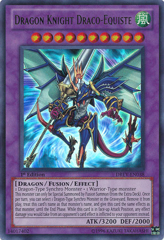 Dragon Knight Draco-Equiste [DREV-EN038] Ultra Rare - Yu-Gi-Oh! - Card Brawlers | Quebec | Canada |