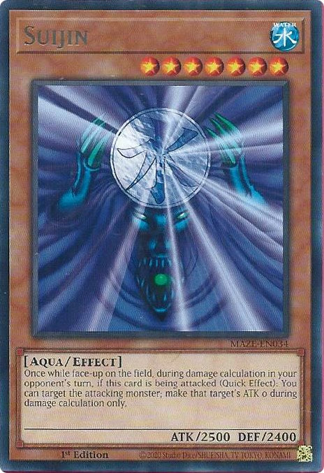 Suijin [MAZE-EN034] Rare - Card Brawlers | Quebec | Canada | Yu-Gi-Oh!