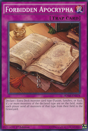 Forbidden Apocrypha [BOSH-EN078] Common - Yu-Gi-Oh! - Card Brawlers | Quebec | Canada |