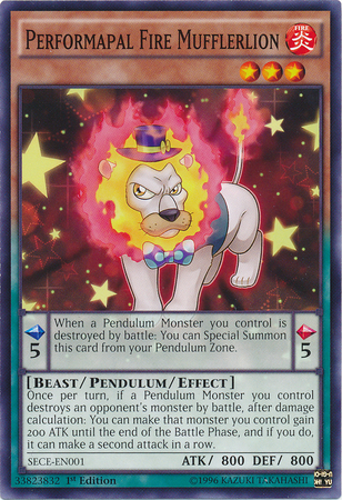 Performapal Fire Mufflerlion [SECE-EN001] Common - Yu-Gi-Oh! - Card Brawlers | Quebec | Canada |