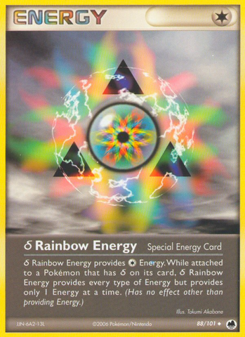 Rainbow Energy (88/101) (Delta Species) [EX: Dragon Frontiers] - Card Brawlers | Quebec | Canada | Yu-Gi-Oh!