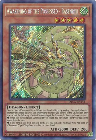 Awakening of the Possessed - Rasenryu [DLCS-EN144] Secret Rare - Card Brawlers | Quebec | Canada | Yu-Gi-Oh!